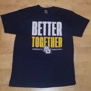 Marquette Basketball "Better Together" Navy T-Shirt